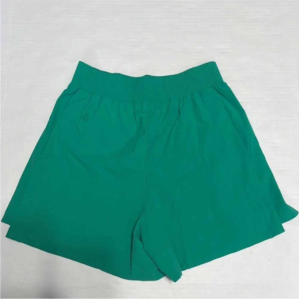 Lululemon Athletica Vibrant Green Athletic Shorts - Picture 2 of 3